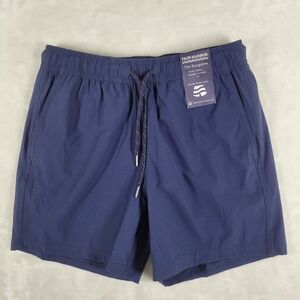 Fair Harbor Swim Trunks‎ Men's Small Blue 5" Inseam Lined Bungalow Shorts NWT